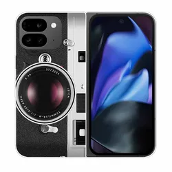 Clear Hard PC Back Cover with Cartoon Design for Pixel 9 Pro Fold (45)