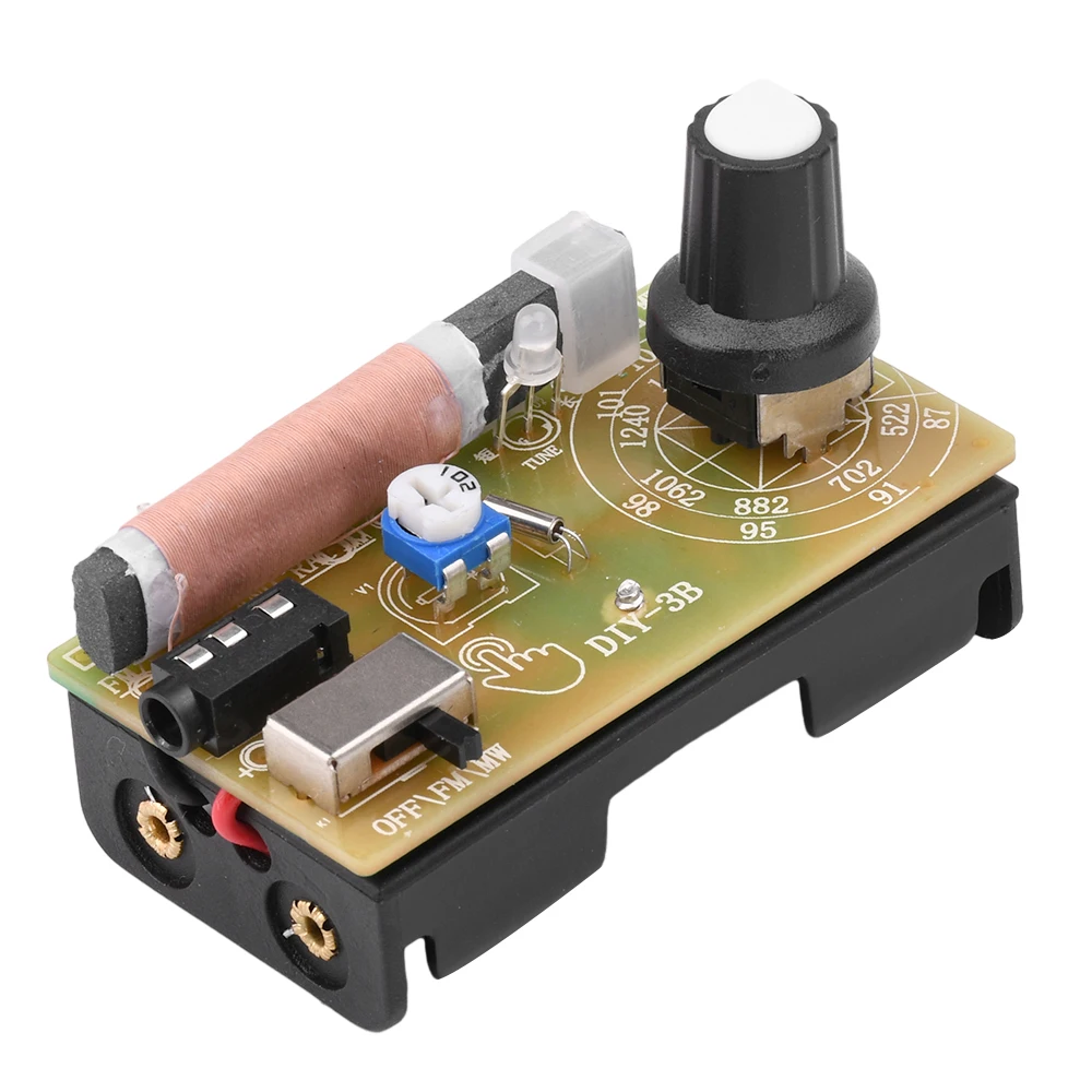 87-108MHz AM/FM Medium Wave FM 2 Band Stereo Digital Tuning Headphone Radio Kit DIY Production Teaching Parts