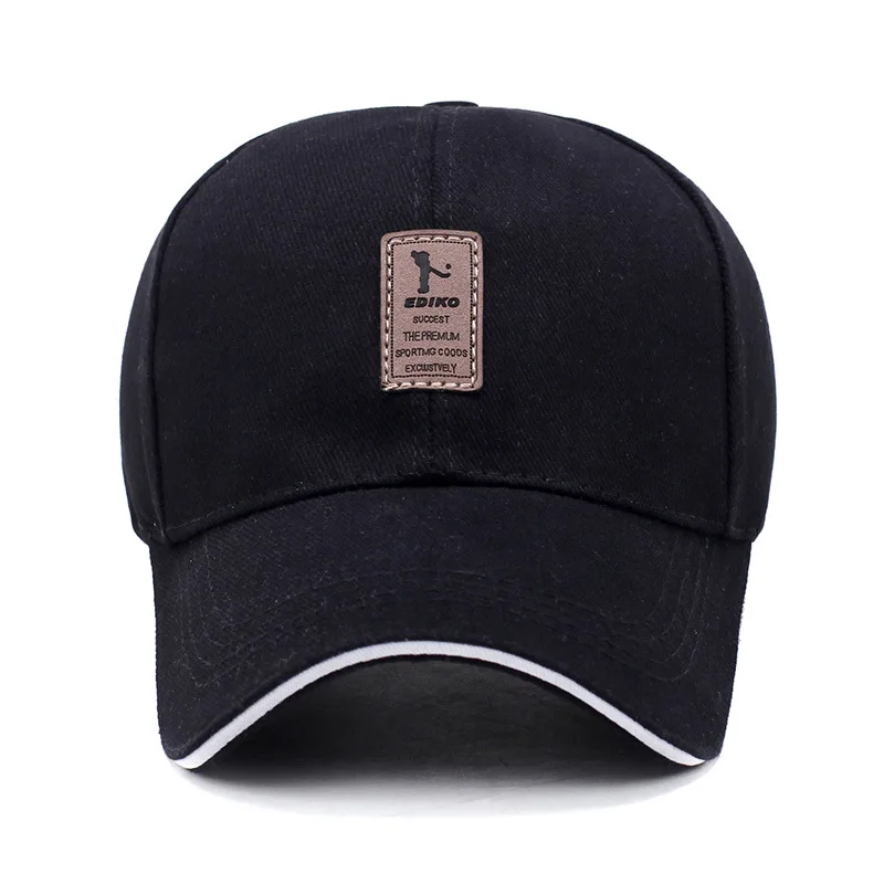 Summer Women Men Structured Baseball Cap Solid Cotton Adjustable Snapback Sunhat Outdoor Sports Hip Hop Baseball Hat Casquette 2