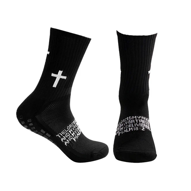 New Men Women Sports Football Socks Tube Wear-resistant Non-slip Outdoor Sports Cycling Socks Soccer Basketball Socks 3