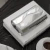 Nordic Stainless Tissue Case Mirror Napkin Holder Silvery Napkin Box Desktop Tissue Box Table Decoration Kitchen Accessories 5