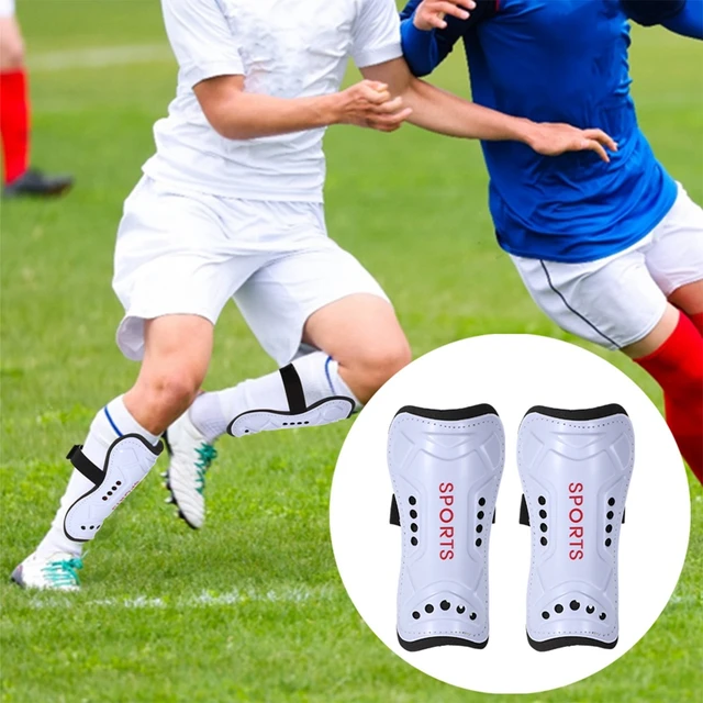 2 Paia Parastinchi Mini Calcio - 9.5x6cm, Nero E Bianco, Per Bambini E Adulti, Protezione Leggera - Foto 10