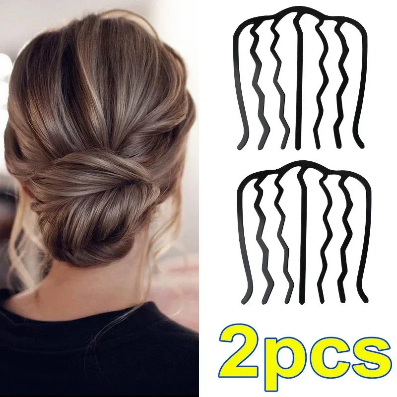 ANQFZQE Haarnadeln Set – 18 Stück, Metall-Kämme Für Hochsteckfrisuren