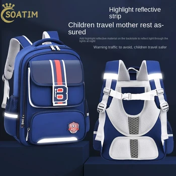 Waterproof Children School Bags Girls Boys Primary School Backpack Orthopedic Backpack Schoolbag Kids Book Bag Mochila Infantil 1