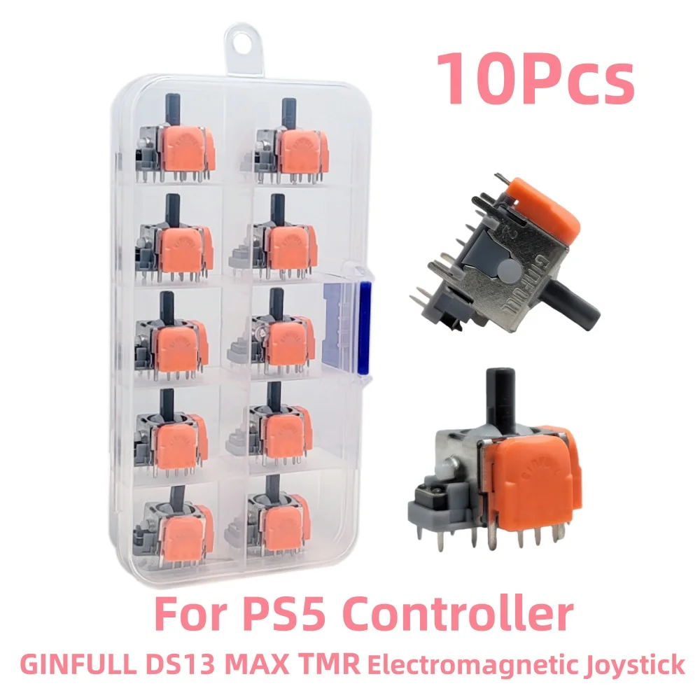 2/10 個 GINFULL DS13 MAX TMR 電磁ジョイスティック PS5 ゲームパッド