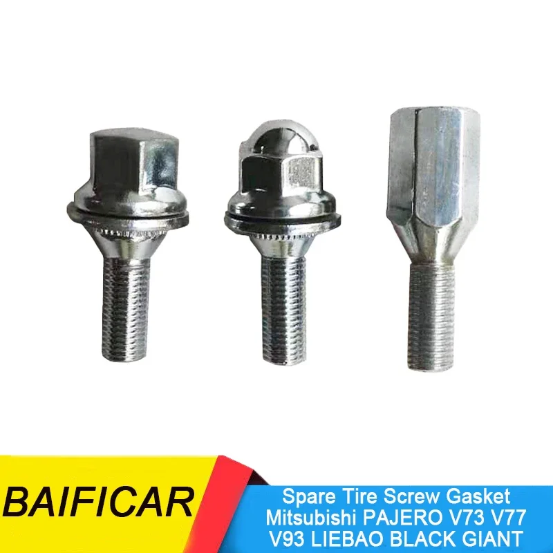 Baificar Wheel Spare Tire Screw Bolt For Mitsubishi PAJERO V73 V77 V93 LIEBAO BLACK GIANT