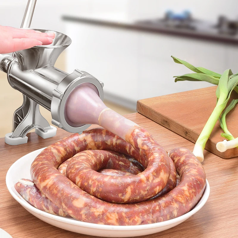 Multifunctional Meat Grinder Sausage Maker Filler Machine Meat Grinder  Masher Aluminum Alloy Household Fill Sausage Chop Pulper - AliExpress