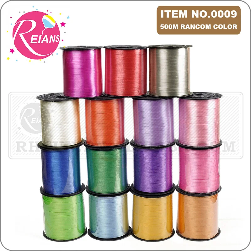 

500cm Ribbon New Satin Ribbons Wedding Birthday Party Decorative For Balloons Gift Bag Cake Packing foil balloon decoration