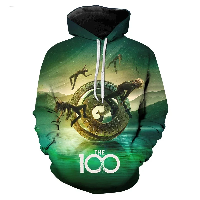 

Funny the 100 TV Show Long-sleeved Tops Oversized Hoodie Men/women the 100 Movies Hoodie Sweatshirt