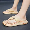 2024 Summer New Men's Flip Flops Indoor Outdoor Beach Sandals Thick Soft Sole Bathroom Slides Shoes Man Non-slip Home Slippers 5