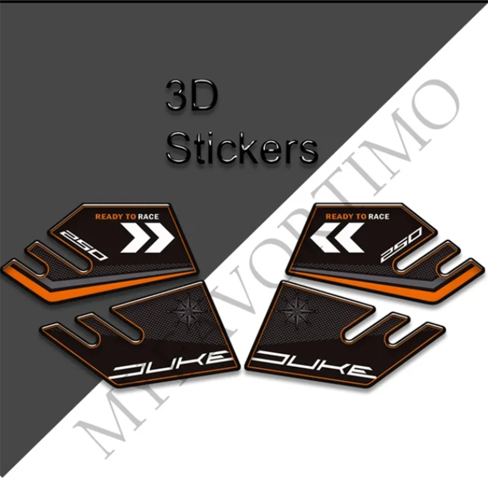 For DUKE 250 Motorcycle Stickers Decals Tank Pad Grips Protection Knee 2011 - 2018 2019 2020 2021 2022 for ktm 1290 super duke r 2021 motorcycle transparent tpu hydraulic coagulation instrument membrane