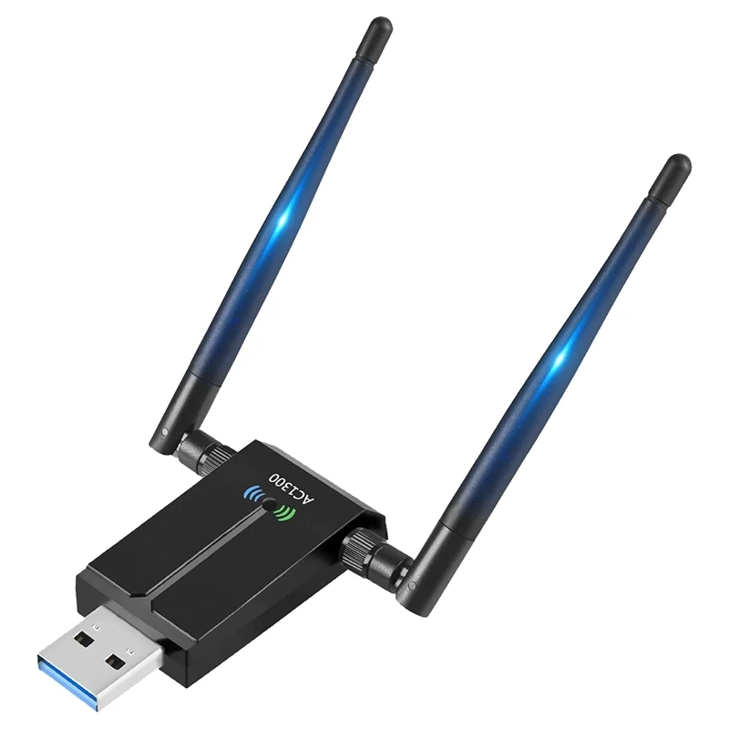 

USB Wi-Fi адаптер 1300 Мбит/с, 2,4 ГГц, 5 ГГц