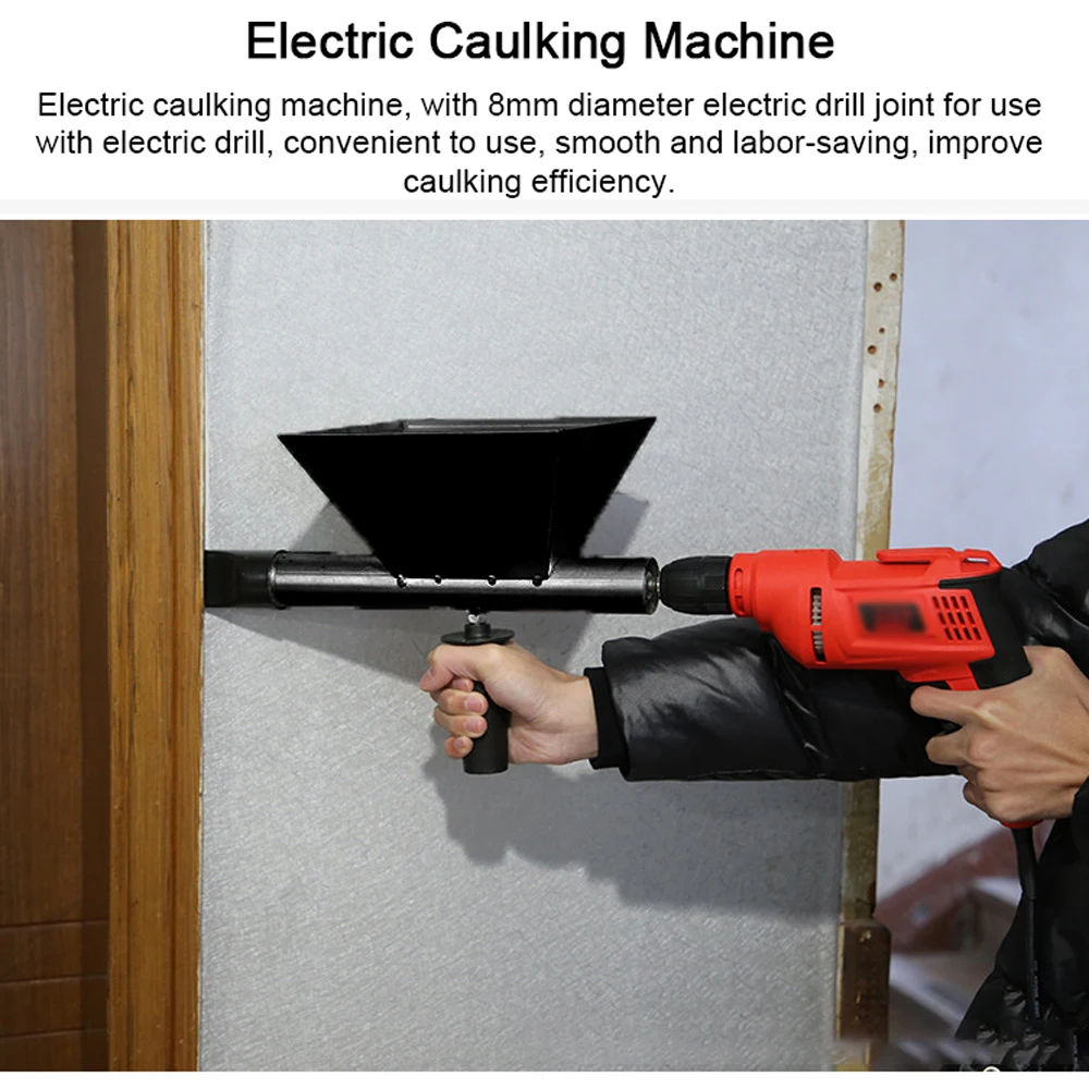 Electric Caulking Machine Door Window Grouting Device Mortar Automatic Filler 8m
