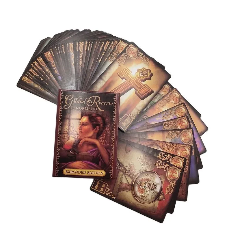 44pcs/set Reverie Lenormand Tarot Deck Cards Fate Divination Tarot Card Board Game With Online Guidebook For Adult Children Game 4