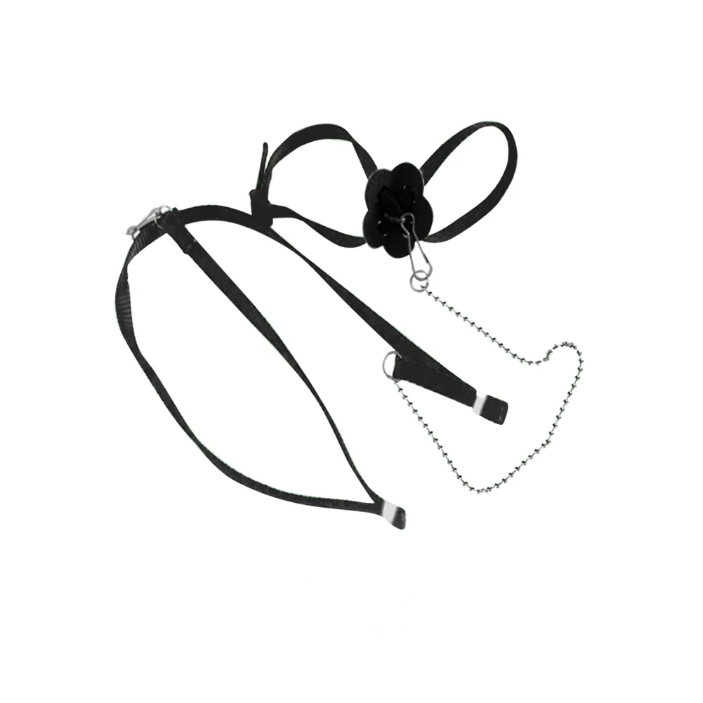 Adjustable Reptile Lizard Harness Leash Training Walking Rope Pet Leash Anti-Bite Harness Pet Collar Chest Strap Lizard