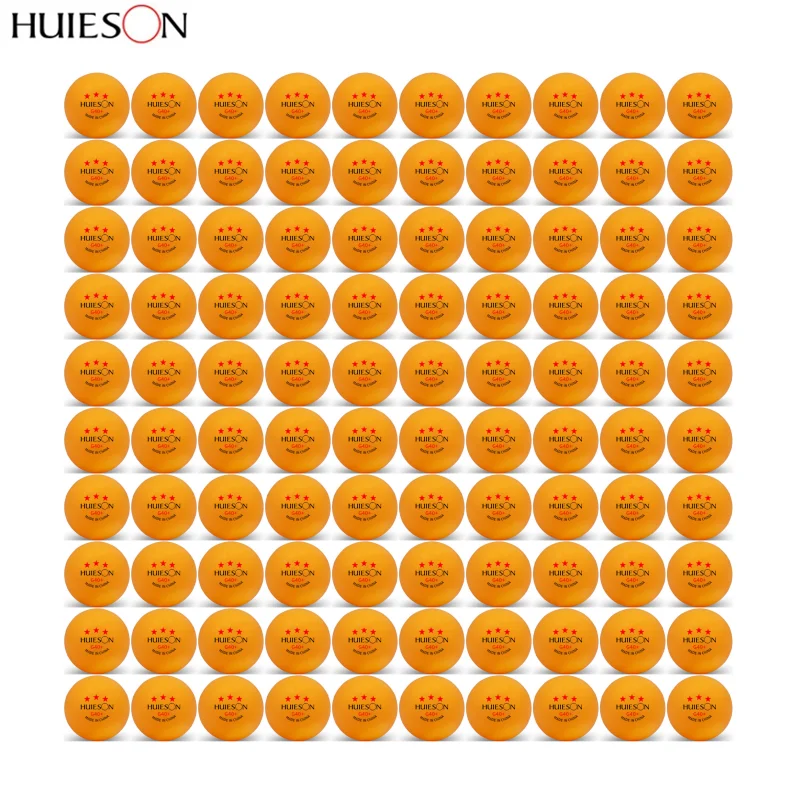 Table Tennis Balls 50/100/200 PCS Huieson G40+ Ping Pong Balls ABS Plastic Table Tennis Ball for Professional Club Training