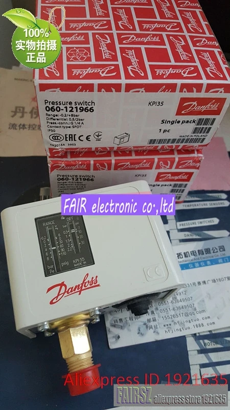 Original DAN.FOSS KPI35 060-121966 pressure switch 060121966 FAIRSZ STORE