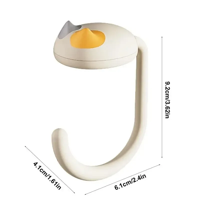 Cute Cat Tail Purse Hook Portable Multifunctional Table Bag Hooks
