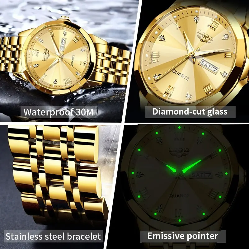 LIGE New Quartz Watch For Men Top Luxury All Steel Design Fashion Business Wristwatch Men Waterproof Watches Man Montre Homme