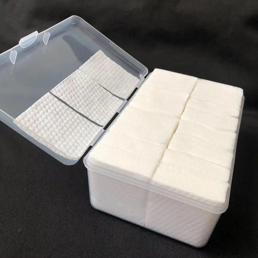 600pcs 메이크업 리무버 코튼 패드 펄 텍스처 페이셜 클렌징 와이프 토너 에센스용 절수 스킨 케어 패드