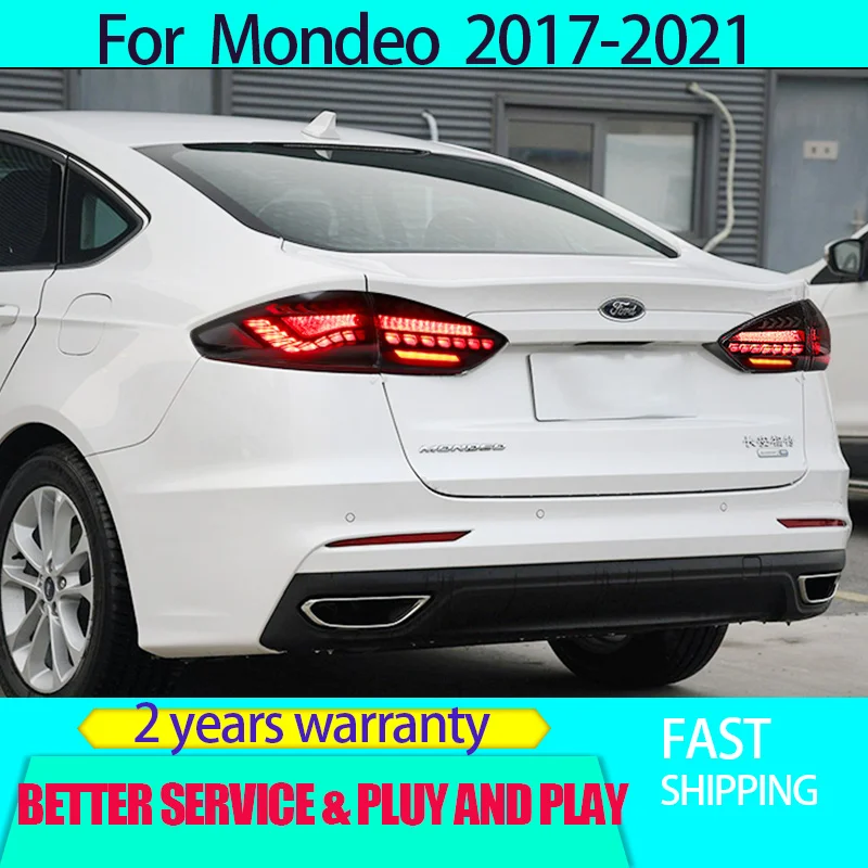 

Car Styling for Ford Mondeo Tail Lights 2017-2021 Fusion Taillight Rear DRL Fog Brake Reversing Turn Signal