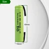 AAA 1.2V 1800mAh Rechargeable Battery Ni-Mh Cell With Solder Tabs new Original Toothbrush Electric Shaver For Philips Braun 4