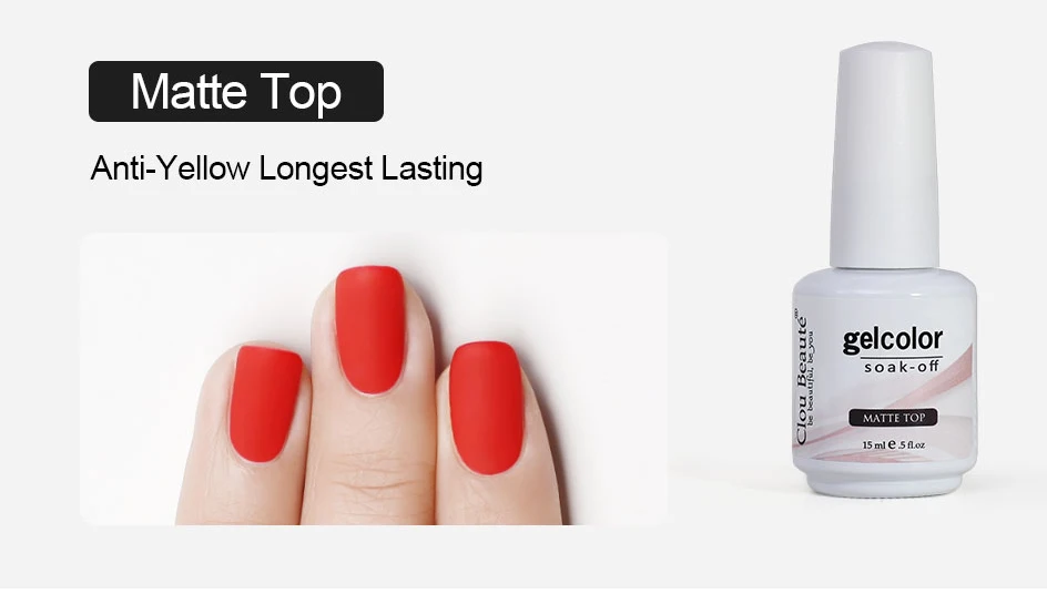 Gehärteter Decklack, superheller Effekt, langlebiger Nagel-Gel-Nagellack, semi-permanente Maniküre, Nail Art Primer, Basismantel, mattes Oberteil – Detail 5