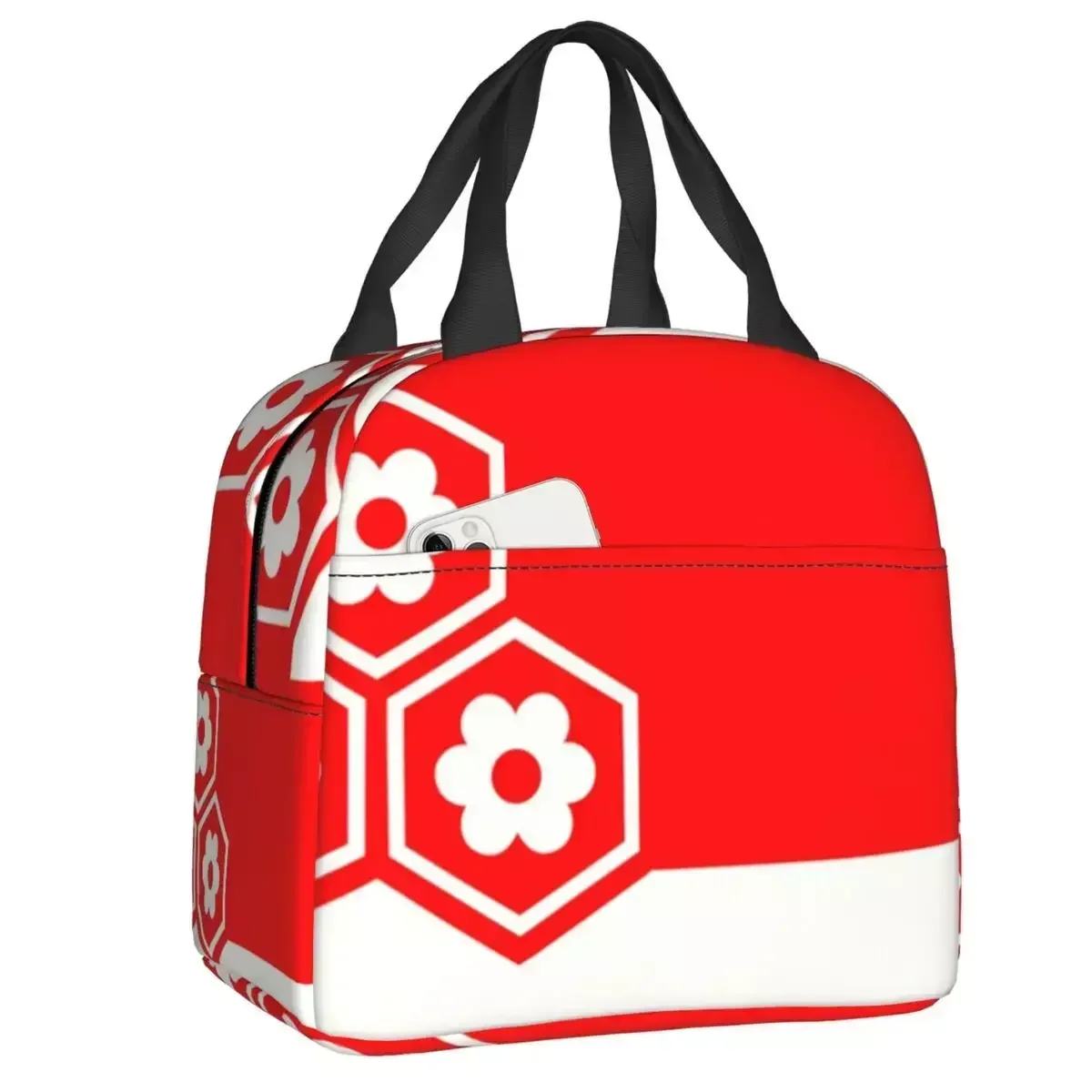 

2024 New Sesshomaru Kimono Insulated Lunch Tote Bag Fashion Anime Inuyasha Portable Cooler Thermal Food Lunch Box School Travel