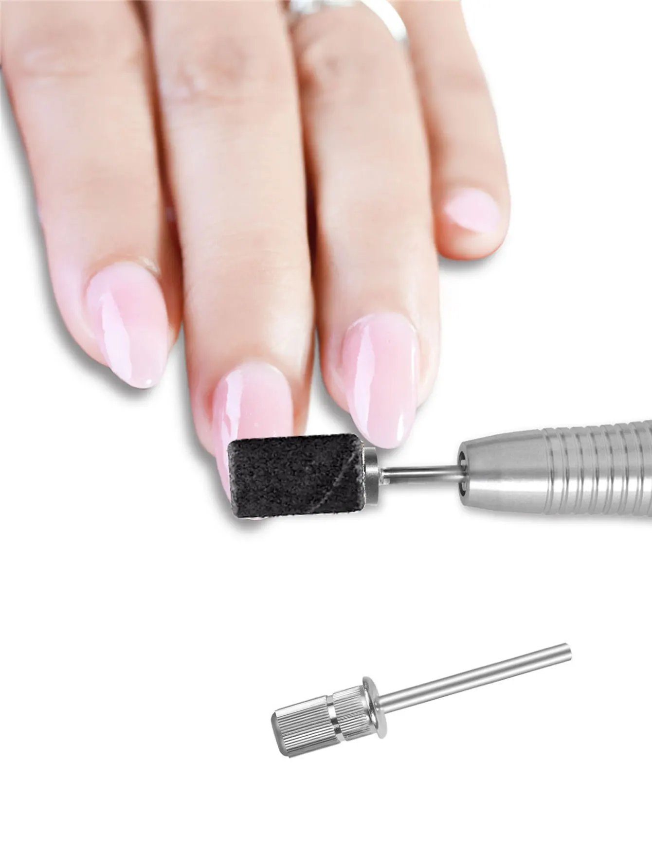 100Pcs Sanding Bands With 1Pcs Metal Shaft Set Nail Drill Bits For Remove Nail Polish Gel Dead Skin Calluses Cutter Drill Bit Best Sellers In Beauty & Health