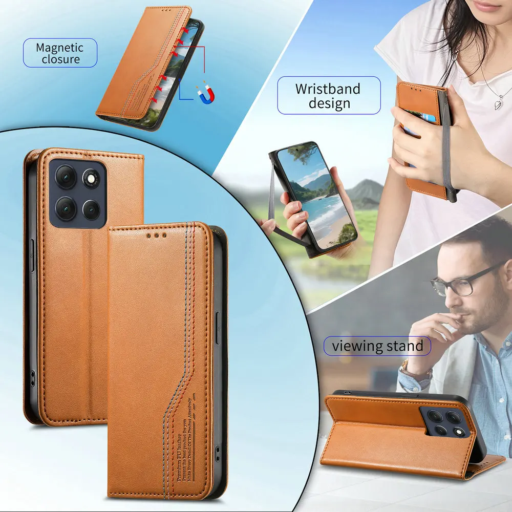 Luxury Leather Book Case - Power 5G 2025 Edition