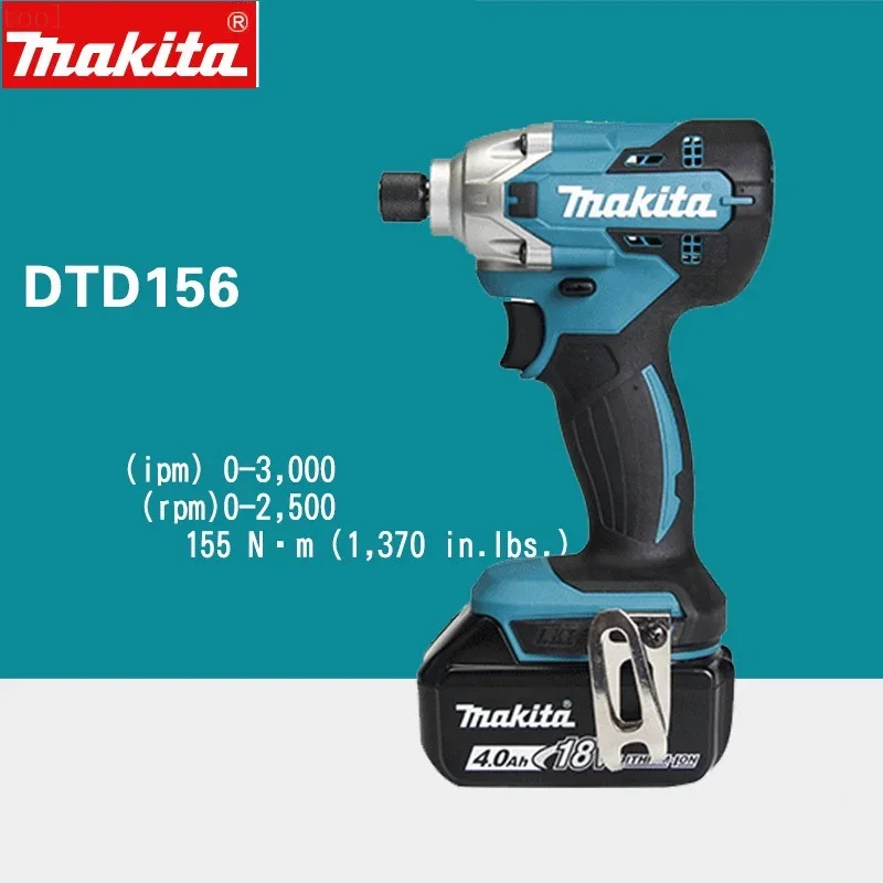 

Makita DTD156 Rechargeable Electric Screwdriver 18V Impact Driver Electromechanical Drive Tool Screwdriver DTD156 Makita