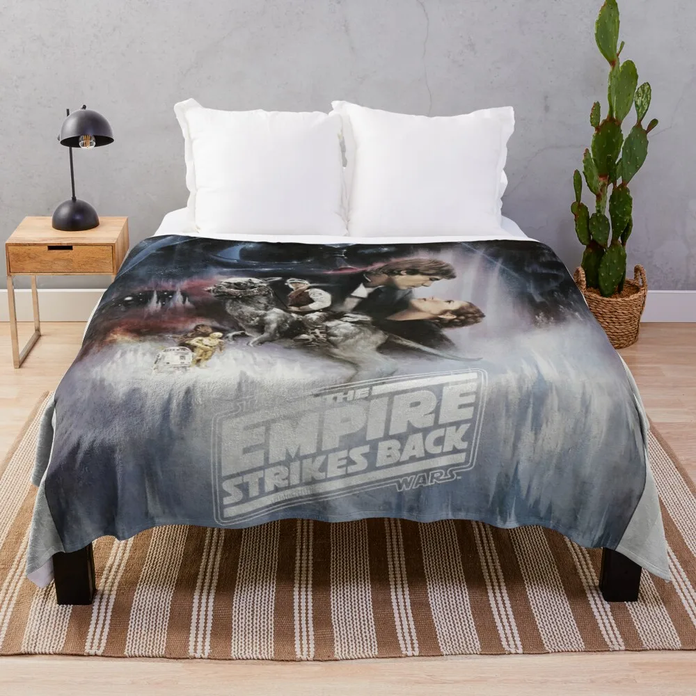 

The Empire Strikes Back Movie Poster Throw Blanket Furrys Soft Blankets