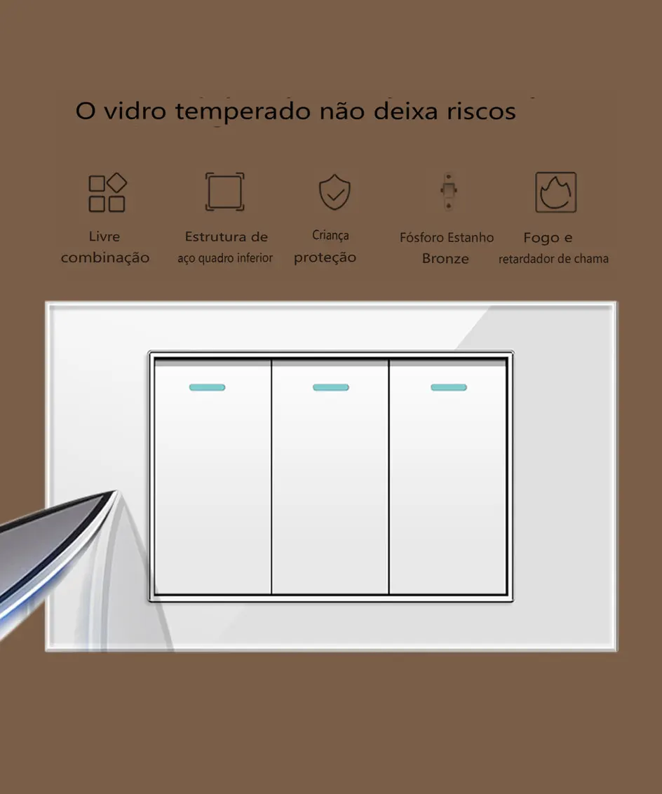 tomada eléctrica com interruptor