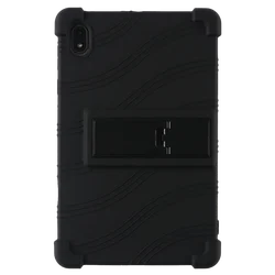Durable Shockproof Kickstand Silicone Case (Black)