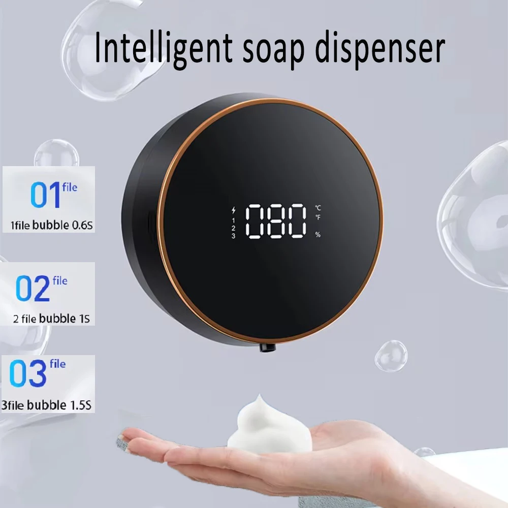 Automatic Soap Dish Fast Foaming Easy Installation Kitchen Soap Dispenser Hands Long Endurance Shower Kit Bathroom Equipment