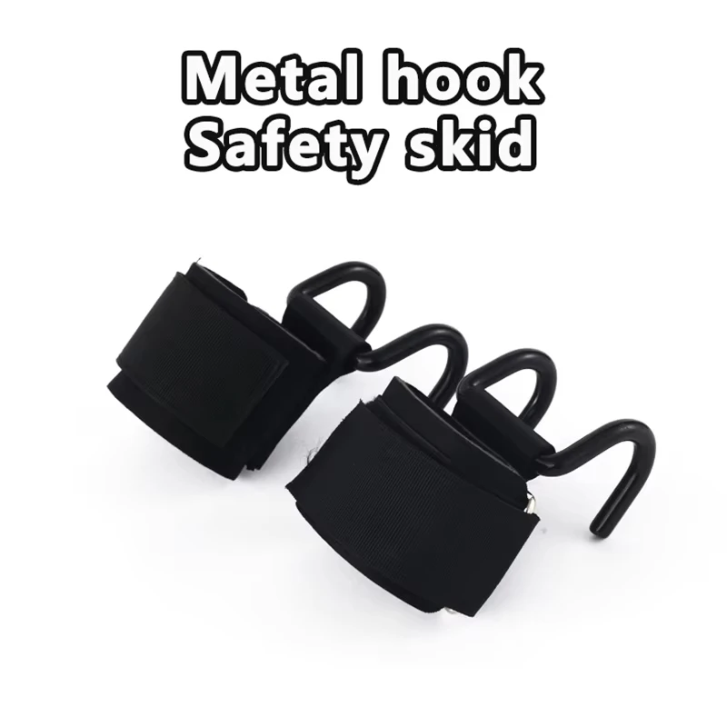 Wrist Support Hooks Grip Hooks Trainer Pull-ups Wrist Support Nonslip Hand Protection Assisted Hard Pull-up wrist support hooks