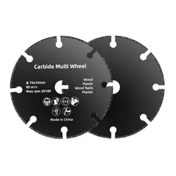 1PC 76mm/3inch Cutting Disc Circular Resin Grinding Wheel 10mm Inner Diameter Saw Blade For Angle Grinder Steel Cutting