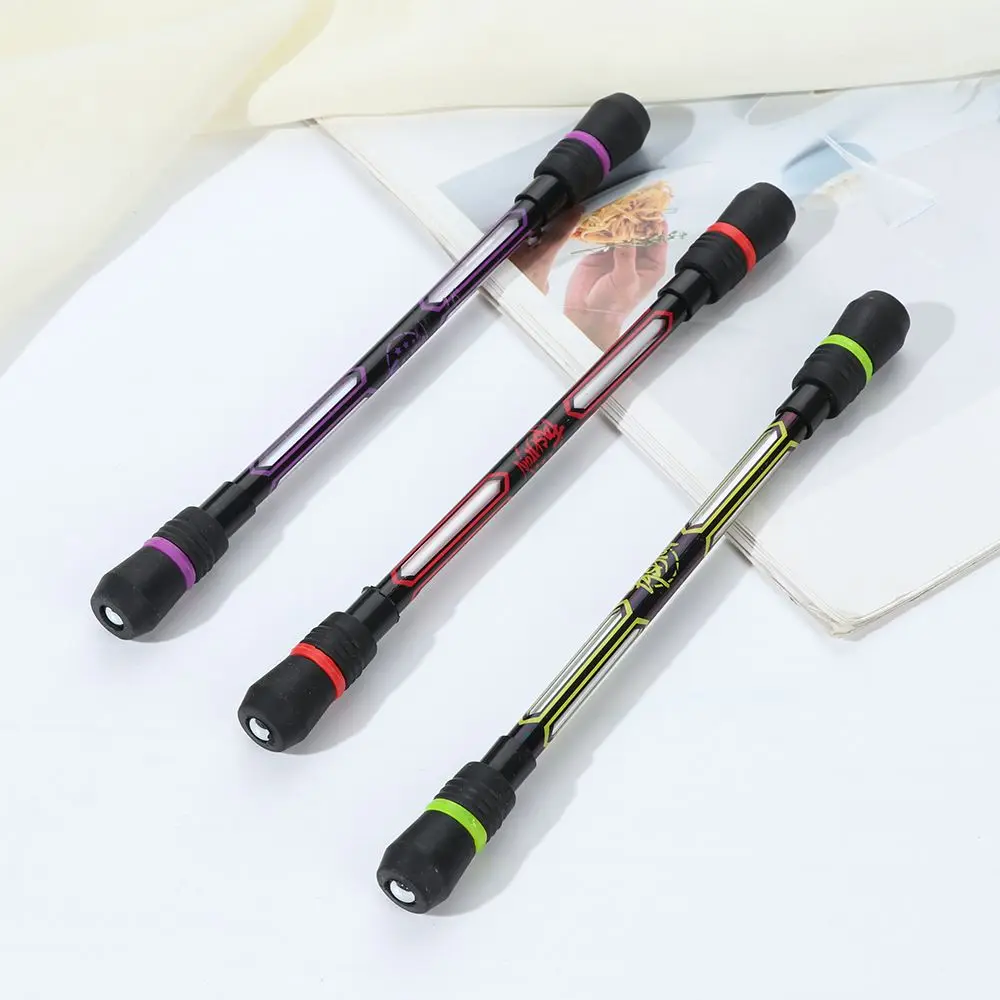 Creative Spiner Pen Stress Reliever Anti-slip Hand Spinner Stress Toy Antistress Adult Kids Writing Tools Office Supplies spinning pen toy