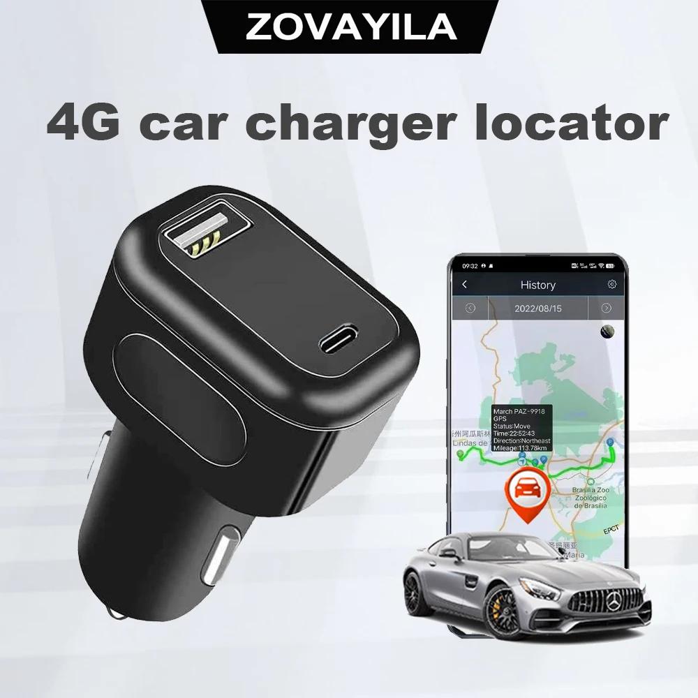 Car charger locator without installation car mounted Beidou GPS dual USB fast charging locator plug and play type car charger