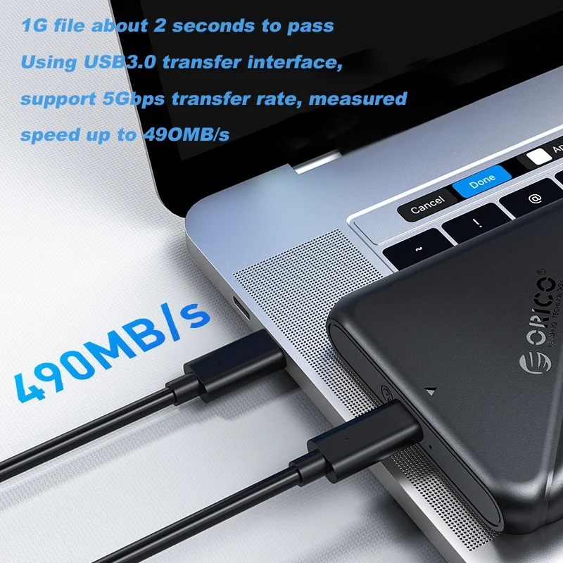 ORICO  HDD ̽, USB 3.0 , ϵ ̺ Ŭ, SATA 5Gbps HDD SSD, PC ƮϿ, 2.5 ġ