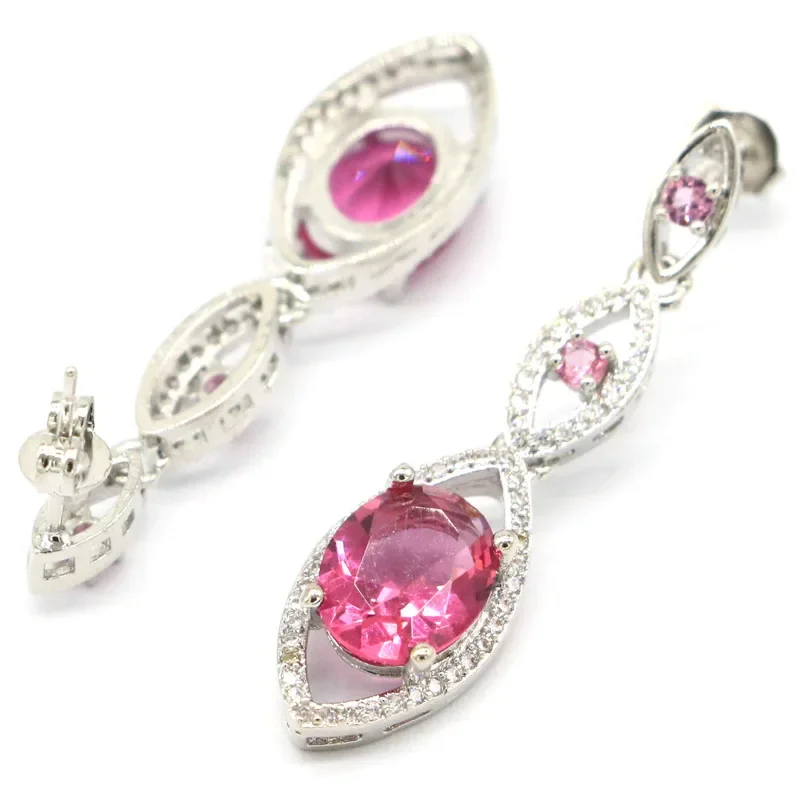 5g 925 SOLID STERLING SILVER Customized Earrings Unheated Green Peridot Pink Tourmaline Blue Topaz Aquamarine  CZ High Trendy Po