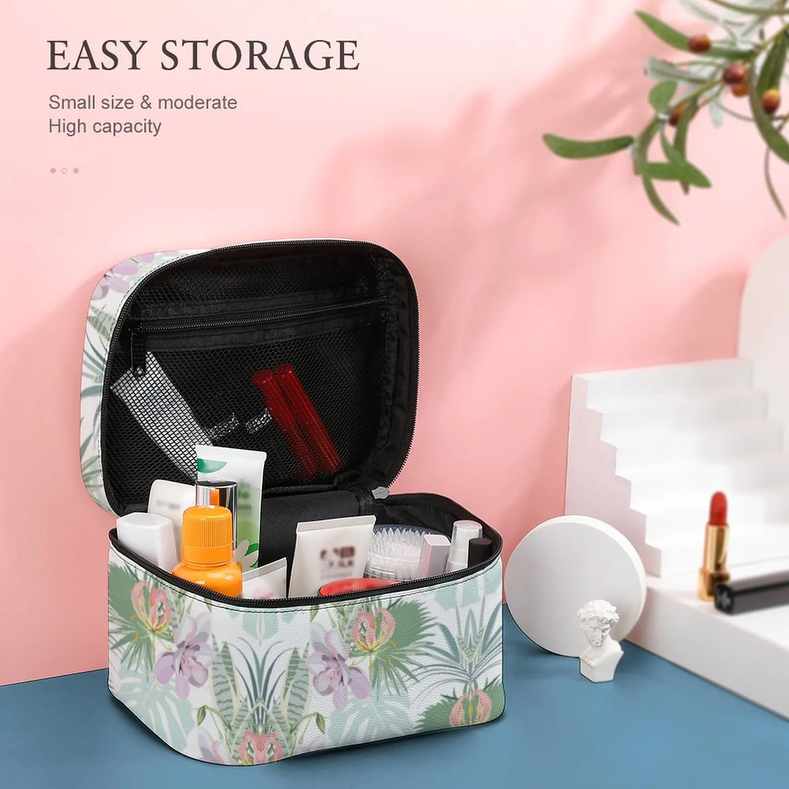 Customized Pattern Makeup Bag Color Printing Makeup Bag Women Multifunction Cosmetic Bag Toiletries Organizer Storage Wash Bag
