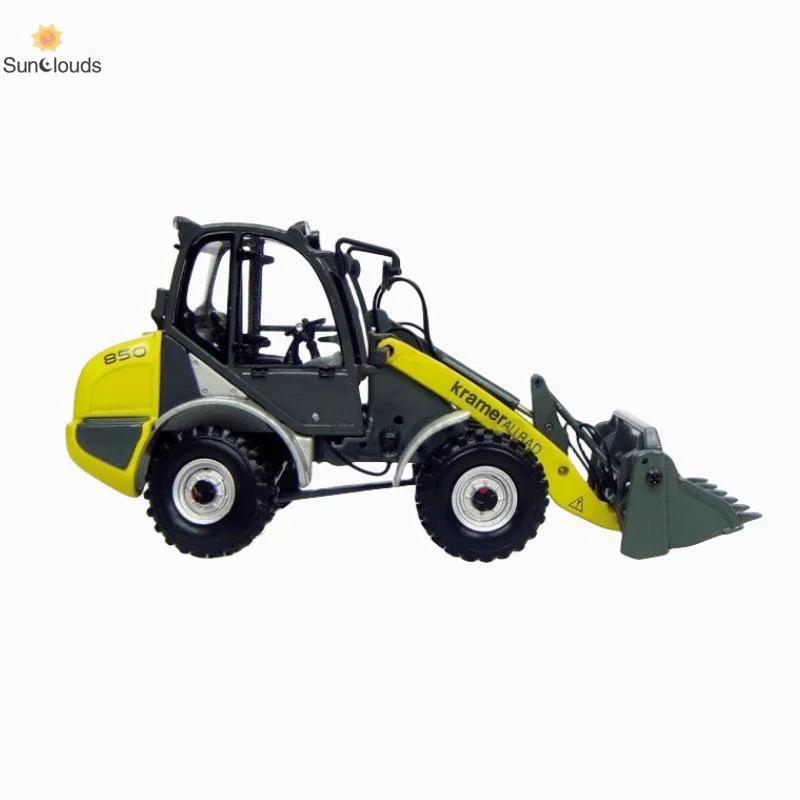 For UNIVERSAL HOBBIES Alloy UH8070 Kramer Radlader 850 Wheel Forklift Loader 1:50 Scale Die Cast Model Toy Car & Collection Gift