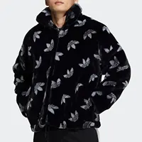 Veste de sport à capuche en fausse fourrure Adidas Originals pour homme HI4656 1
