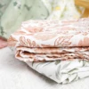 5 Pcs/Set Baby Feeding Bibs Muslin100% Cotton Swaddle Feeding Burp Cloth Newborn Soft Cotton Baby Blanket 60*60cm 3