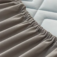 Bedding Quilted Mattress Pad Soy Fiber Fitted Sheet with Elastic Band Thicken Mattress Topper Washable Bed Mat Protector Cover 5