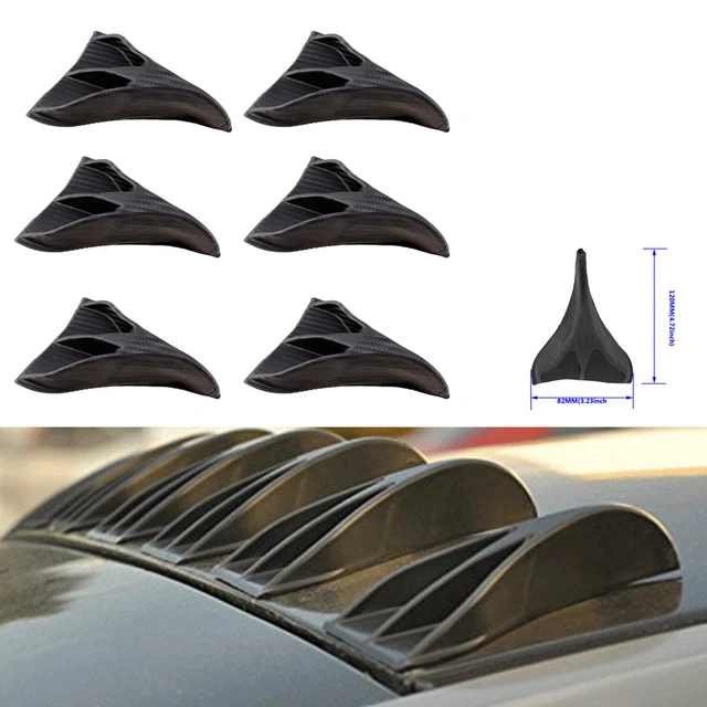 10Pcs Shark Fins Wing Spoiler Universal Rear Roof VORTEX GENERATOR Spoiler  Bumper Vortex Generators - AliExpress