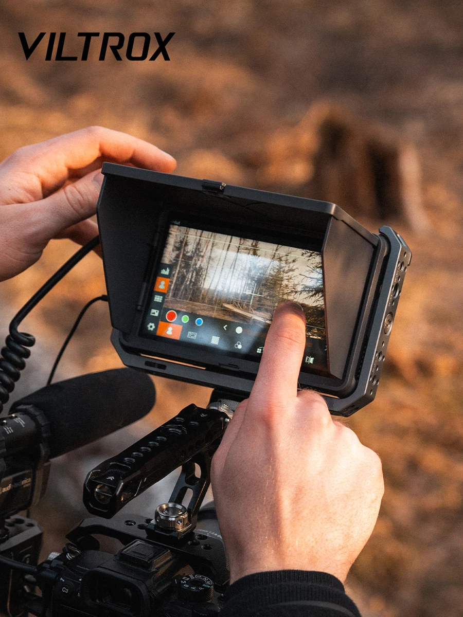 Portable monitor VILTROX DC-550 5.5 Inch professional camera studio monitor 4K 30Hz HDMI touch screen field 3D LUT director monitor 1920x1080
