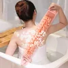 2 In 1 Shower Exfoliating Back Scrubber Bath Belt Towel Deep Mud Clean Korean Body Washcloth Japanese Rear Scrub Pull Strap Tool 3