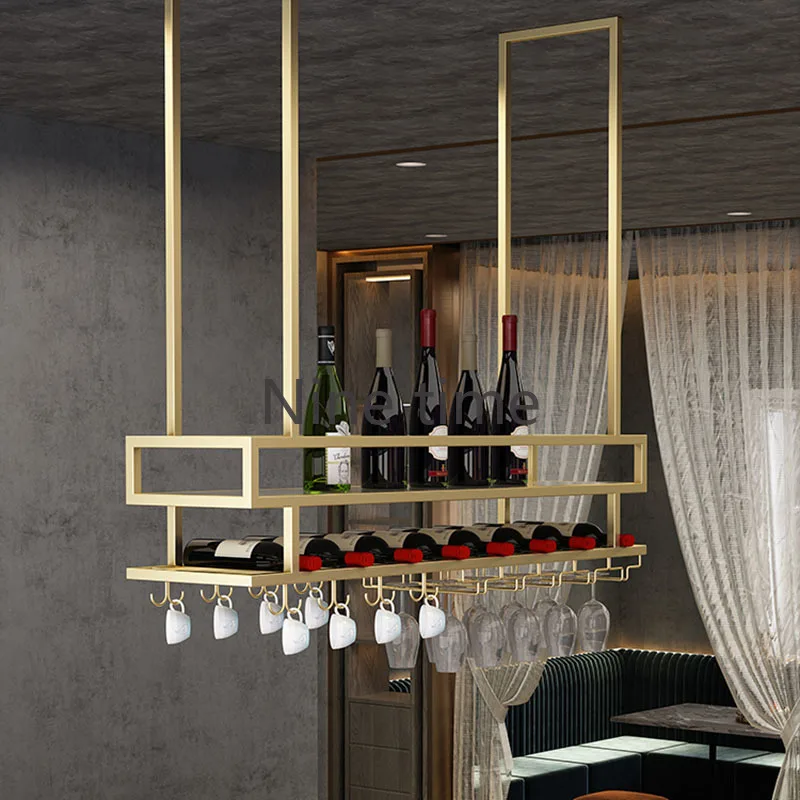 Wine Refrigerator Rack Portable Bar Iron Cabinet Whiskey High End Metal Storage Wall Outdoor Display Antique Drinks Furniture